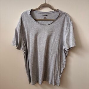 Lacoste Heather Gray Crew Neck